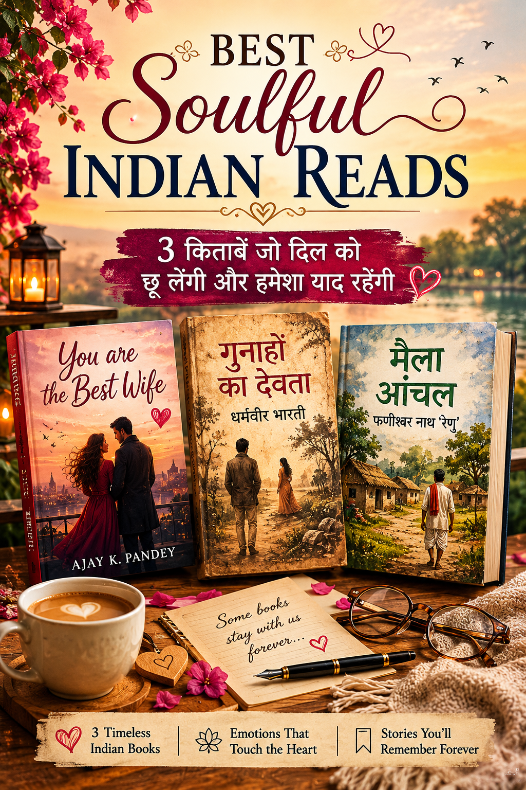 Best Soulful Indian Reads: 3 किताबें जो दिल को छू लेंगी और हमेशा याद रहेंगी